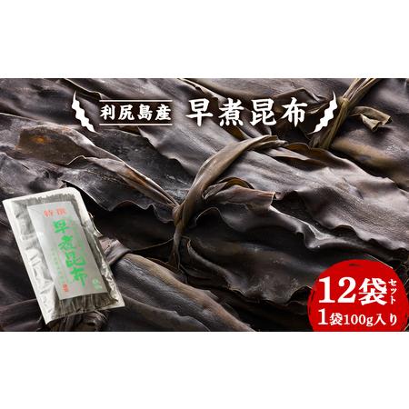 ふるさと納税 利尻島産　早煮昆布 12袋セット＜利尻漁業協同組合＞ 北海道利尻富士町