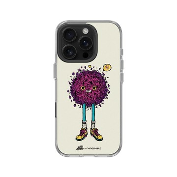 iPhone 16 Pro Clear Case（相機按鈕） 透明 - Ted Leonid Melendres - Fuzzy Head 大頭怪獸