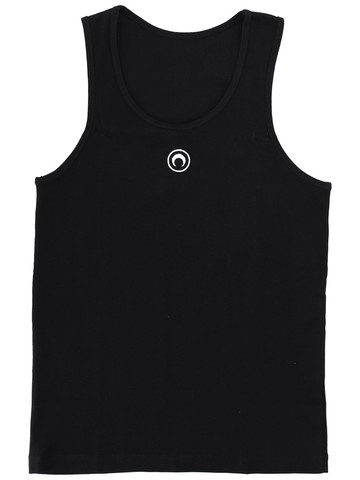 marine serre tank top a costine con logo moon