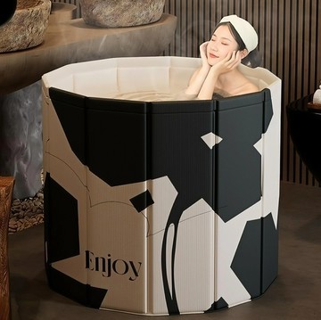 【摺疊省空間】泡澡桶 沐浴桶 浴缸 浴桶 浴盆 游泳桶 全身可浸泡 便攜摺疊 保溫加厚 小戶型適用 兒童成人通用