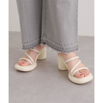 鬼馬造型！軟萌可愛 Q彈底 kas夏季厚底一字帶羅馬粗跟拖鞋涼鞋