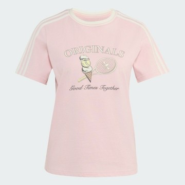 Adidas 愛迪達 Sports Tee Ss W KX6894 女 T恤 運動上衣 休閒短袖 純棉 舒適 粉紅