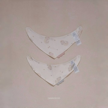 Peekaboo Nernar手繪蛇寶寶三角圍兜｜口水巾 圍兜兜 彌月禮 韓國童裝