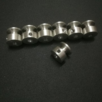 775電機馬達軸皮帶輪單槽鋁合金V槽5毫米DIY模型配件傳動輪送頂絲