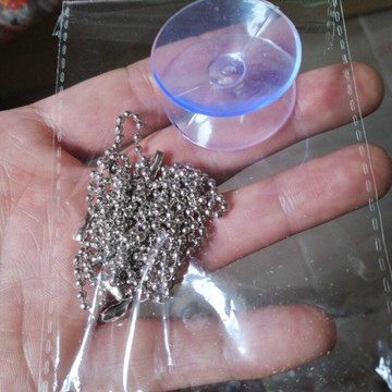 鎳色金屬波珠鏈 1米長 連扣子