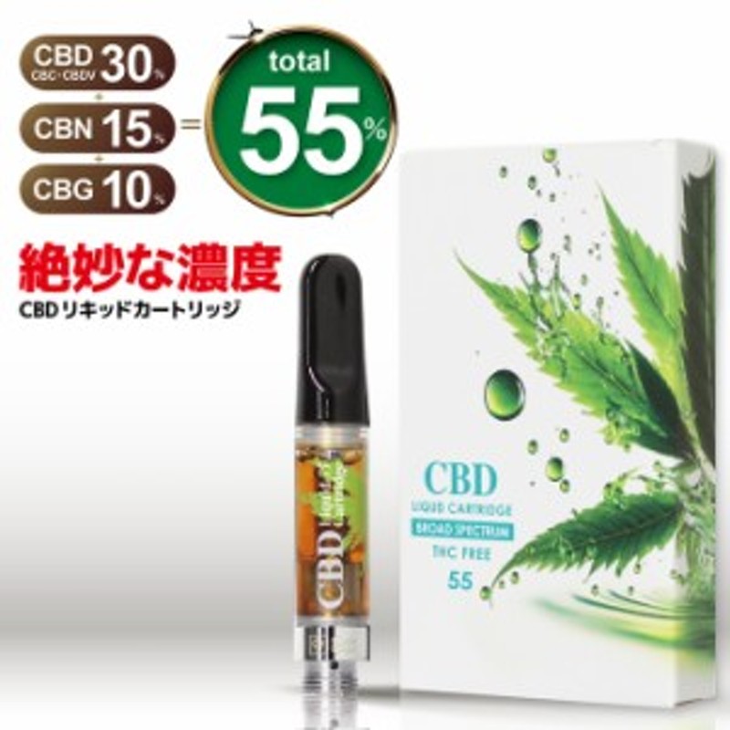 CBD リキッド 55% カートリッジ 内容量1ml CANNACREATE 高濃度 ブロードスペクトラム テルペン豊富 CBDペン cbd vape  CBD 電子タバコ ベ | LINEブランドカタログ