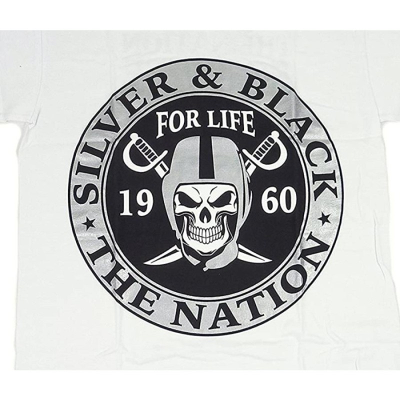 LA ストリートプリント For Life Skull プリント 半袖 Tシャツ ...