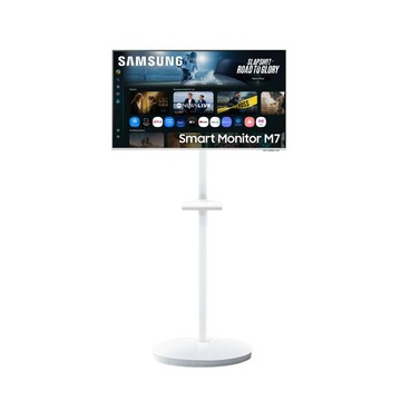 SAMSUNG 三星 32型 4K FollowMe 移動式智慧聯網液晶螢幕顯示器組 M7 白