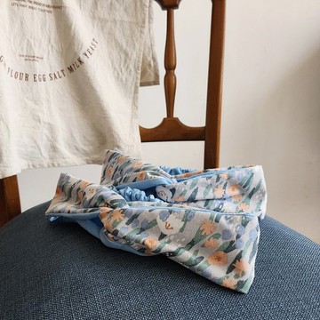 MIX 空島 日本布限量款 交叉髮帶/髮飾