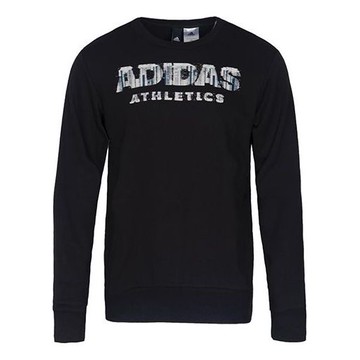 adidas Lineage Sweater Graphic Sweatshirt Black KicksCrew