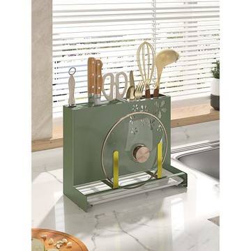 居家家廚房刀架家用多功能筷子籠臺面砧板菜板刀具置物一體收納架