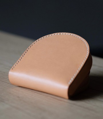 日式駒縫零錢盒【原皮色】