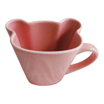 NS 熊熊造型杯 粉紅色 陶瓷材質 200ml  1個