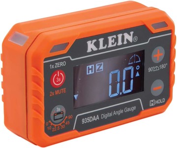 [5美國直購] Klein Tools 935DAA 電子水平儀 0-90/0-180 量角器 角度計 具LED角度警示 IP54 防水防塵