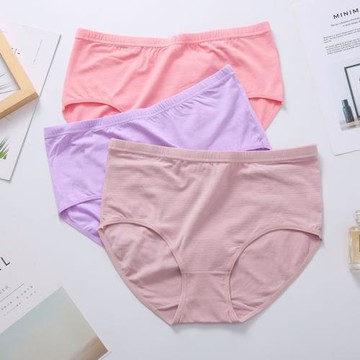 女純棉內褲中老年人全棉三角褲頭老人高腰大碼寬松媽媽短褲批發