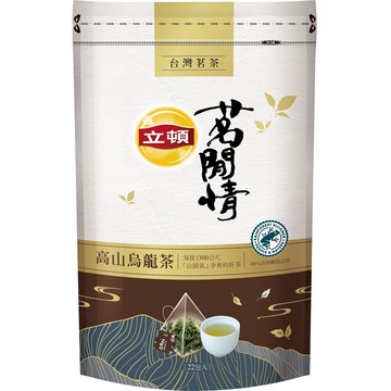 [家速配]立頓茗閒情100％台灣茶-高山烏龍茶-61.6g(2.8gx22)