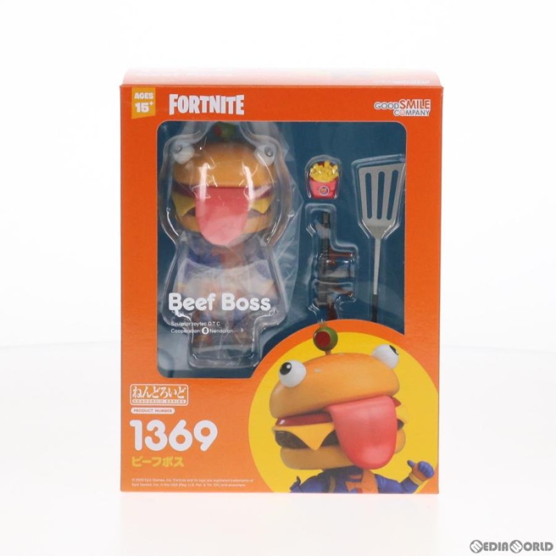 中古即納』{未開封}{FIG}ねんどろいど 1369 ビーフボス フォートナイト