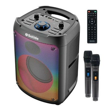 SOLiDE 多用途卡拉OK擴音機 藍芽喇叭 喇叭音箱 音響喇叭 k歌音箱 卡拉ok 喇叭 麥克風音響