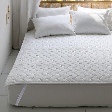 Basum 防過敏固定帶床墊 白色 SS