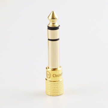 川木 轉接頭 6.5mm轉3.5mm 母【P256】耳機 麥克風 轉接頭 轉換器