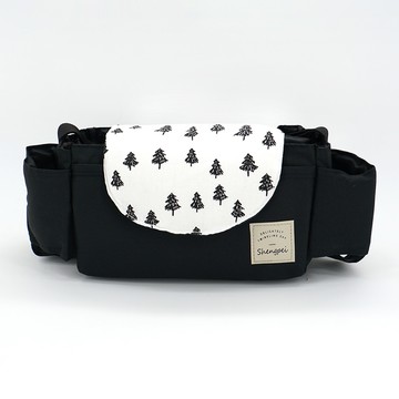 Shengpei嬰兒推車收納袋-黑色小樹