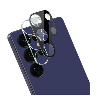 Imak｜SAMSUNG 三星 S25系列 鏡頭玻璃貼(一體式) (曜黑版)奈米吸附 鏡頭貼 鏡頭保護貼