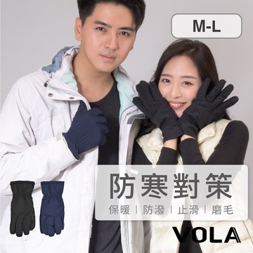 VOLA維菈 素面防風手套 機車手套 防寒手套 保暖手套 騎車手套 防潑水手套 保暖 止滑 女款 男款 M號 L號