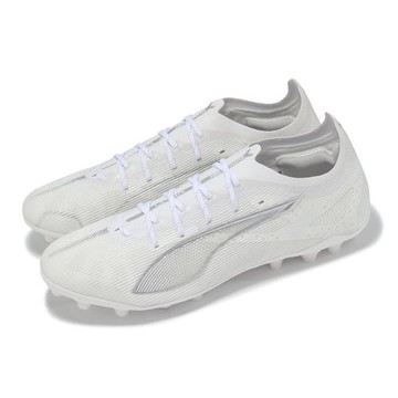 Puma 足球鞋 Ultra 5 Ultimate MG 男鞋 Lights Out Pack 短草皮 白 10805904
