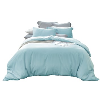 A-nice 雅妮詩 60s 天絲緹花被套 100%萊賽爾纖維  雙人(212 x 182cm)  天藍色