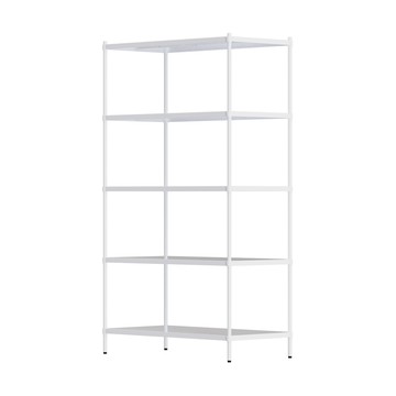 【dayneeds】極致工藝 120X60X210cm 五層鐵板架/二色可選白色