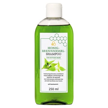 Bienen-Diatic 蜂蜜蕁麻控油洗髮精 250ml PH值近中性 高品質草本萃取 舒緩健康頭皮 特殊抗油成份 長效控油 適合油性髮質  1瓶