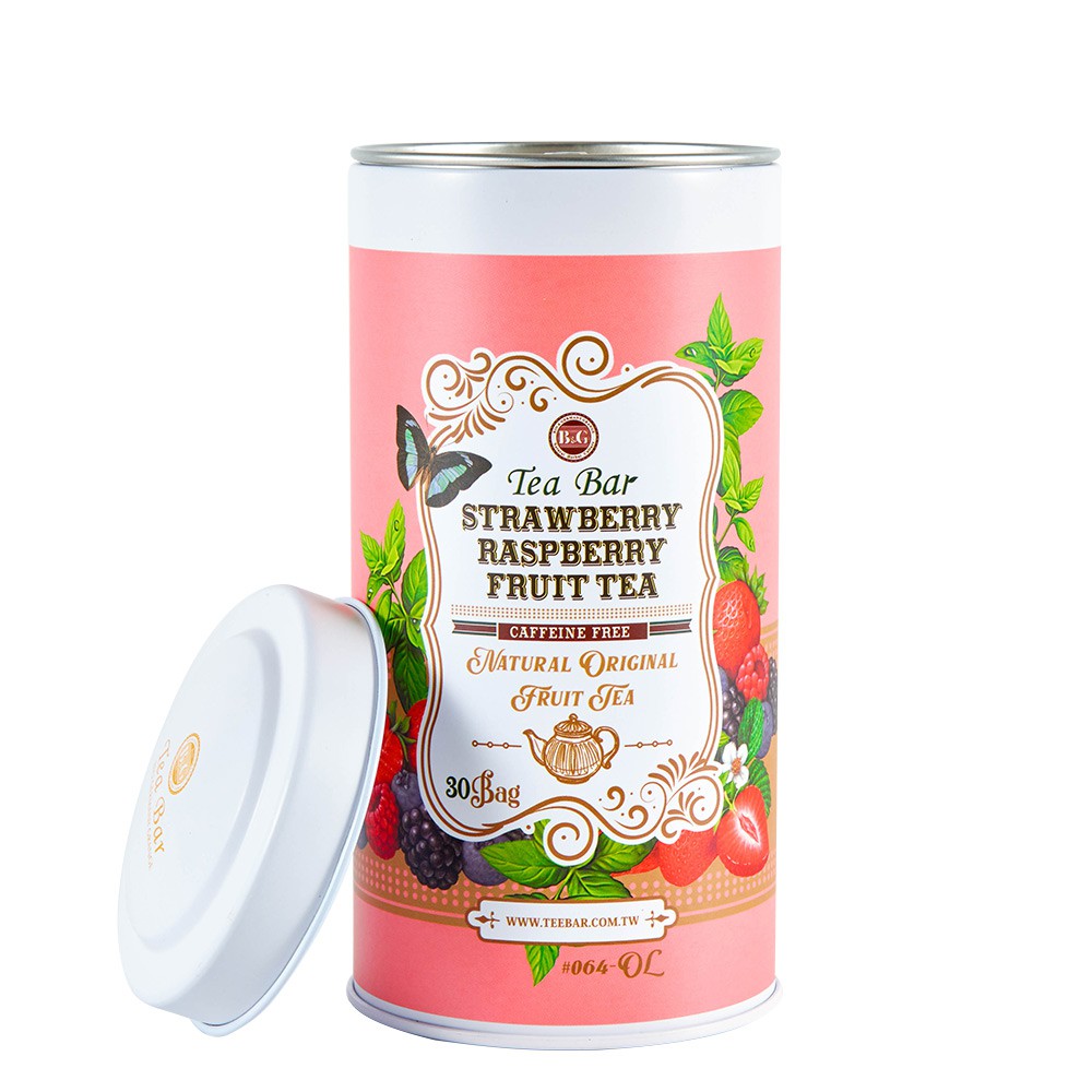 B&G 德國農莊 Tea Bar 草莓覆盆子水果茶 - L瓶(30包入)