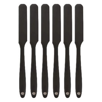 minono 米諾諾 矽膠料理長條刮刀 6個  顏色隨機  1組