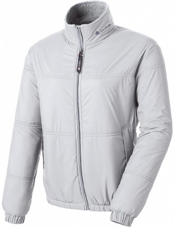 急速降價├登山樂┤ 台灣EasyMain衣力美 女雙層外套 # CE10098-70 灰白色