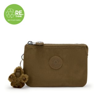 卡其綠三夾層配件包-CREATIVITY S