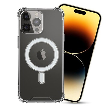 iPhone 14 Pro Max 殼 for iPhone 14 Pro Max 6.7 5D軍規全透明殼-磁吸版