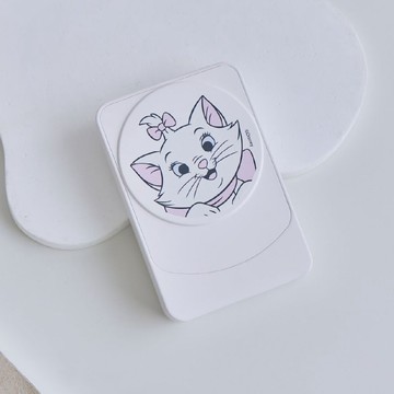 Disney Cats And Dogs-瑪麗貓款探頭22.5W折疊式三合一Qi2磁吸支