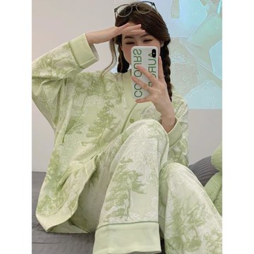 純棉哺乳待產孕婦睡衣女月子服