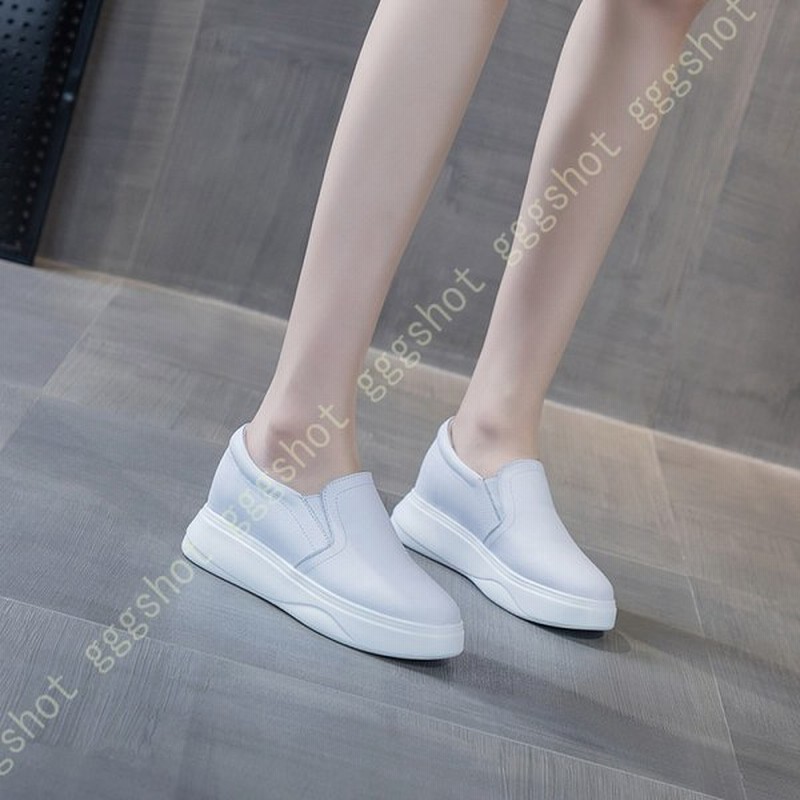 ナースシューズ ウォーキングシューズ レディース ランニング 厚底スリッポン スポーツシューズ 疲れない 美脚 看護師 普段履き おしゃれ カジュアル 紐なし 通販 Lineポイント最大0 5 Get Lineショッピング