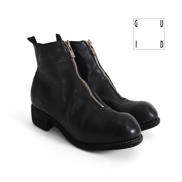 GUIDI グイディ フロントジップ ブーツ PL1 HORSE FULL GRAIN レザー  