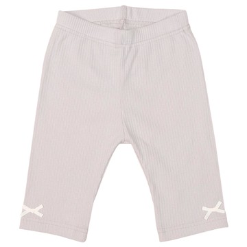 akachan honpo - 5分內搭褲-羅紋-灰色