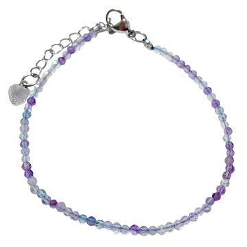 A1石 螢石手鍊 6mm 白色/21W-150