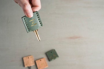經典皮革鑰匙套組2入 真皮鑰匙套  ACCESSORIES 系列