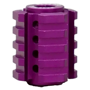 BASE 550 Rail Bead 魚骨吊飾 刀墜，6061-T6 航太鋁合金，紫色，尺寸 1.5x1.5x2cm/總長 20cm  1個