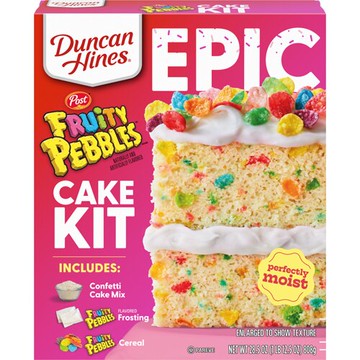 Duncan Hines Epic Fruity Pebbles Cake Kit 28.5 oz