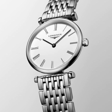 LONGINES 浪琴 嘉嵐超薄永恆經典女錶 七夕寵愛季 送禮推薦-24mm L4.209.4.11.6