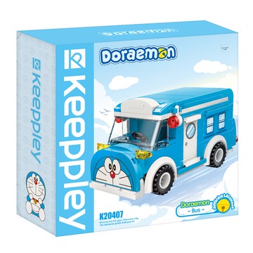 【震撼精品百貨】Doraemon_哆啦A夢~Qman啟蒙積木 哆啦A夢 迷你巴士積木*46707