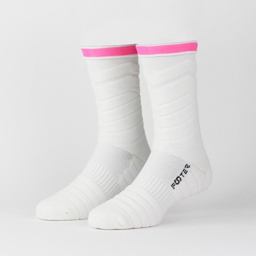 FOOTER 【除臭襪】Beat It! 輕壓力排球襪-(ZH157-粉)