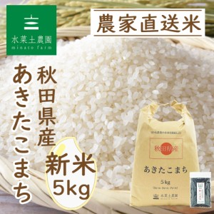 新米 令和5年産 米 お米 秋田県産 あきたこまち 精米 5kg 古代米30g付き