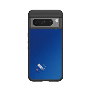 Pixel 8 Pro SolidSuit 黑 - Ocean Collection: Let's Sea 海洋系列：一路向海 - 隨波漂游